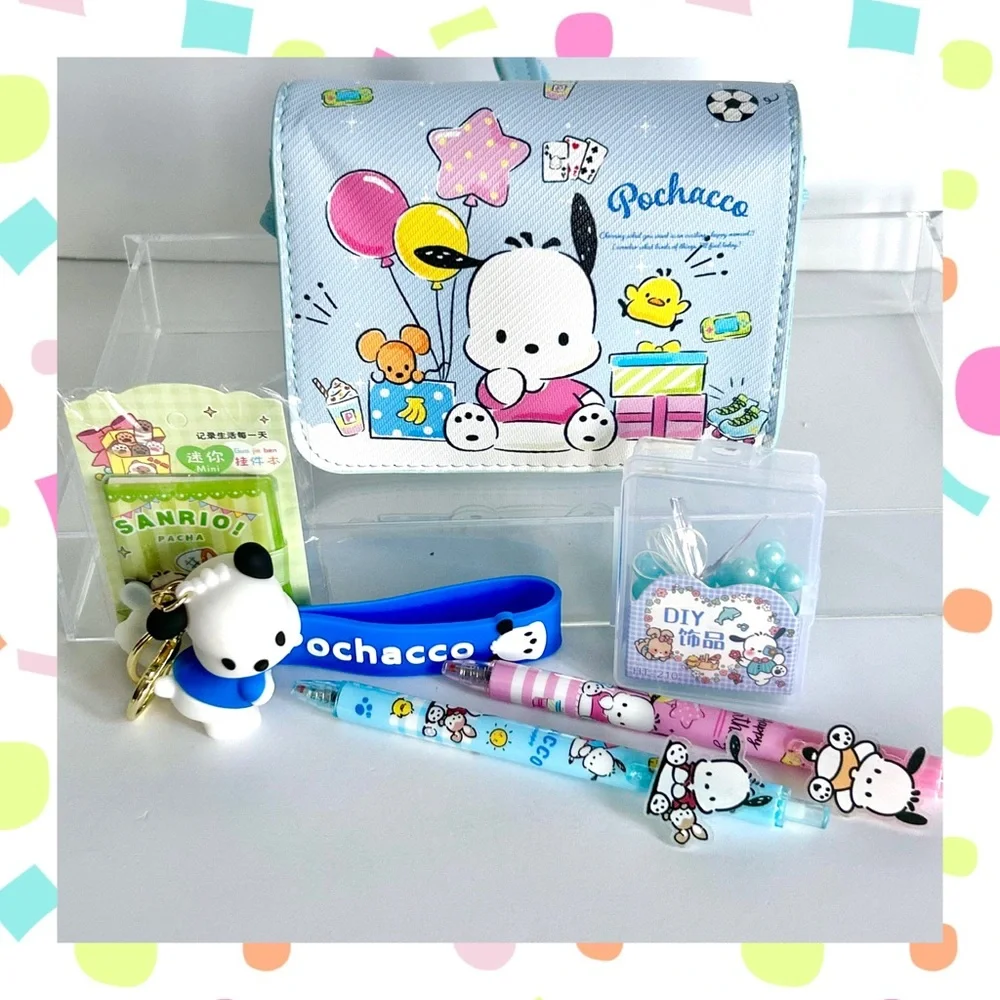 💙(POCH303) Pochacco Adorable 6-Piece Purse Bundle!